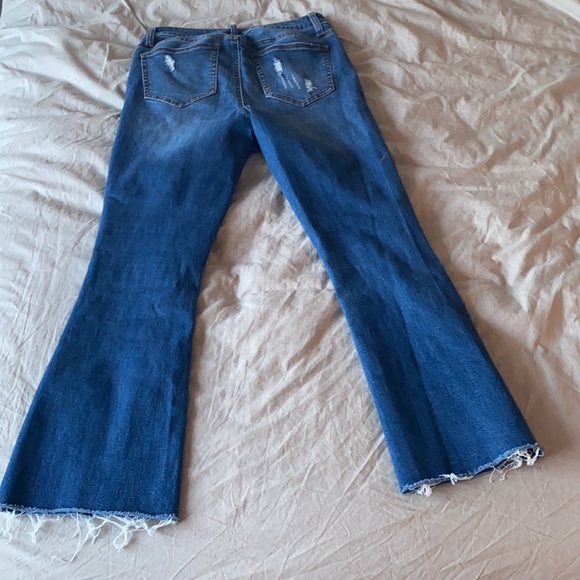 Flared ankle crop jeans - Picture 2 of 2